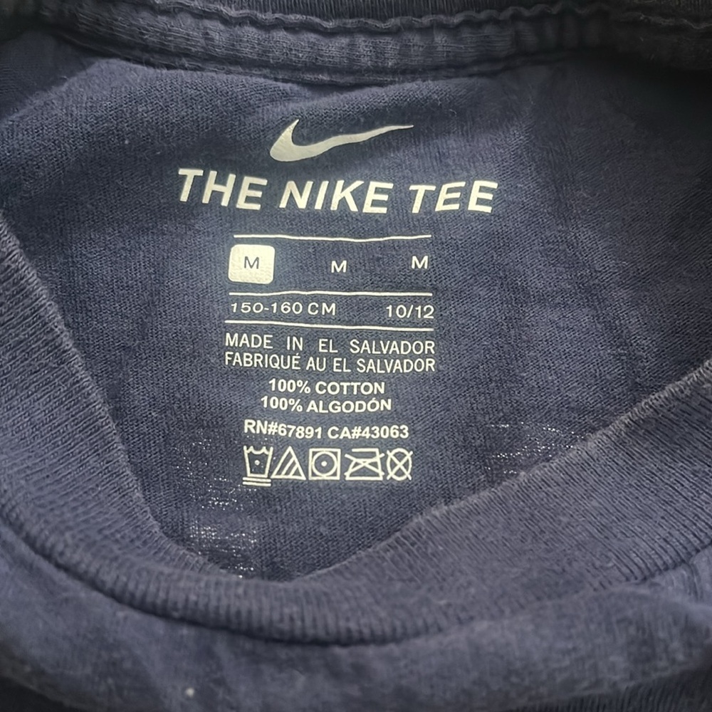 Nike Kids Brewers Navy Blue T-Shirt - Picture 2 of 3
